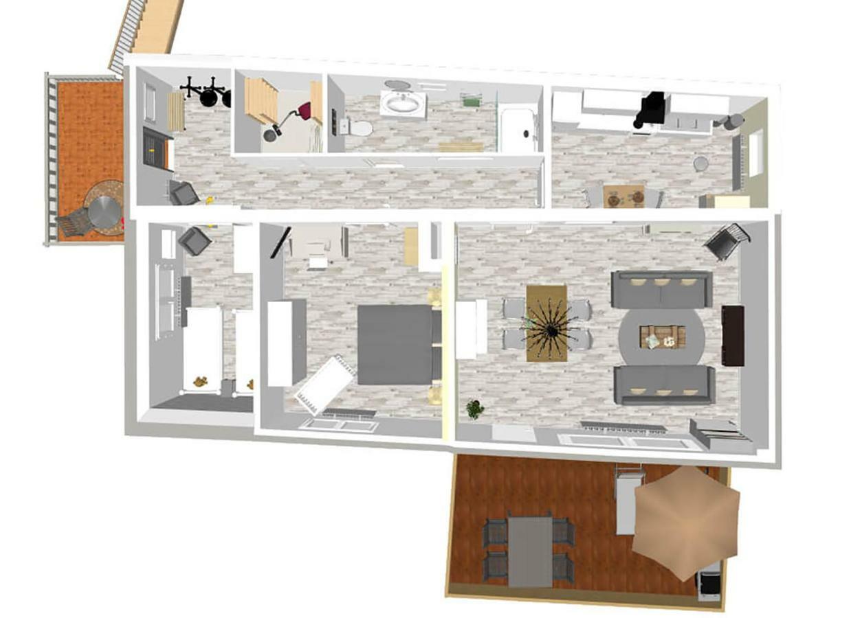 Grosse, Helle Ferienwohnung Mit 2 Balkonen Auf Dem Bauernhof In Der Lueneburger Heide Oetzen エクステリア 写真